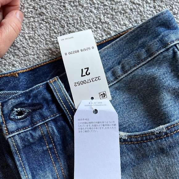 BNWT Levi’s 501 High Rise Shorts 27 - Picture 6 of 6